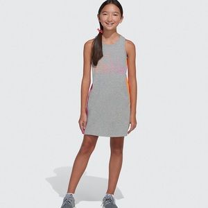 Adidas cross back Stripe Tank Dress size 5